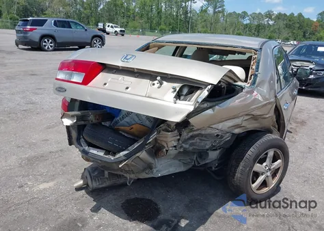 2004 Honda Accord 2.4 Ex из США, поврежденный, VIN 1HGCM56634A011618